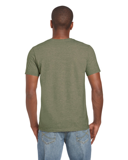 Gildan 64000 Heather Military Green