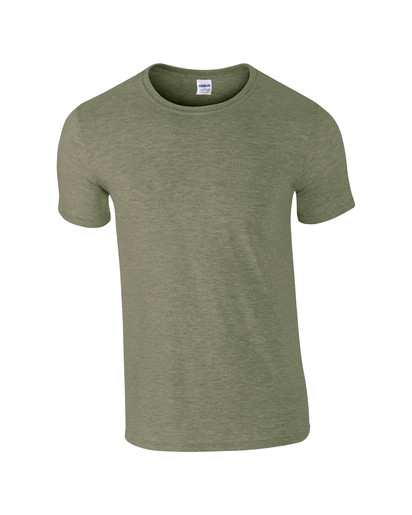 Gildan 64000 Heather Military Green