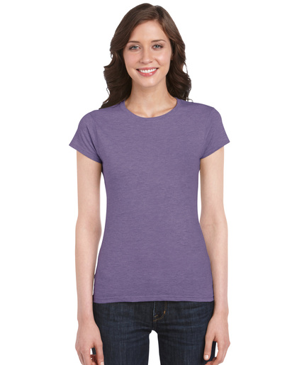 Gildan 64000L Heather Purple