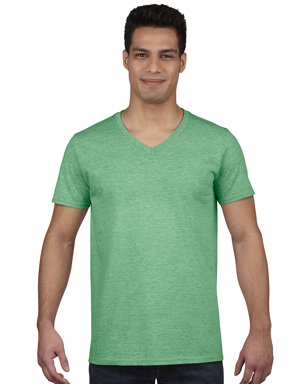 Gildan 64V00 Heather Irish Green