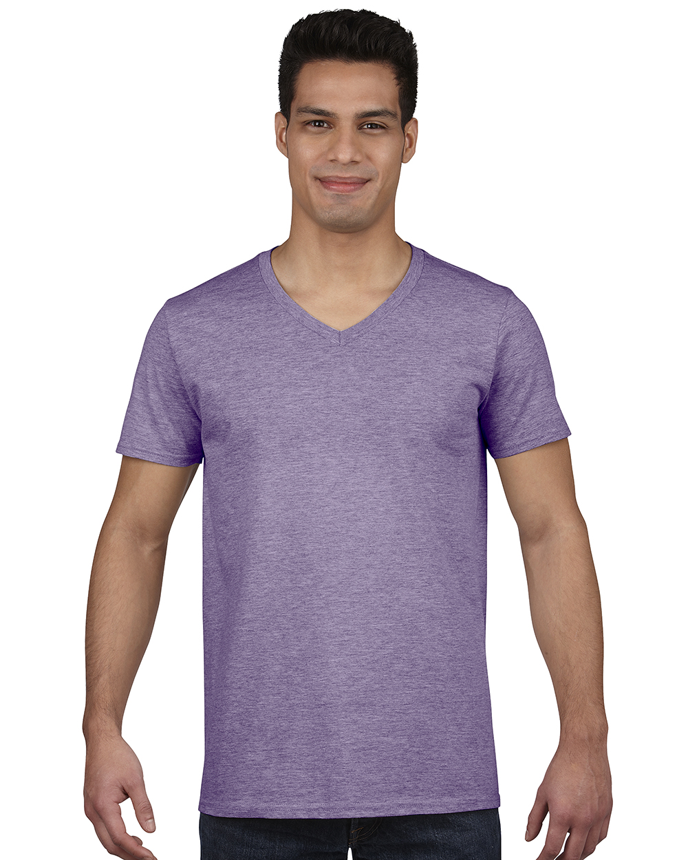 Gildan 64V00 Heather Purple