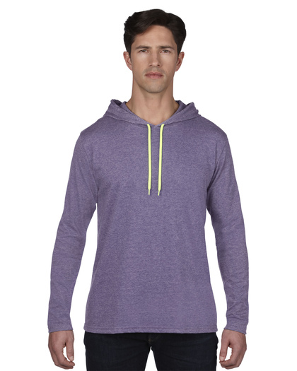 Anvil 987 Heather Purple/Neon Yellow