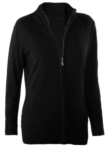 KARIBAN Ladies Zip Black